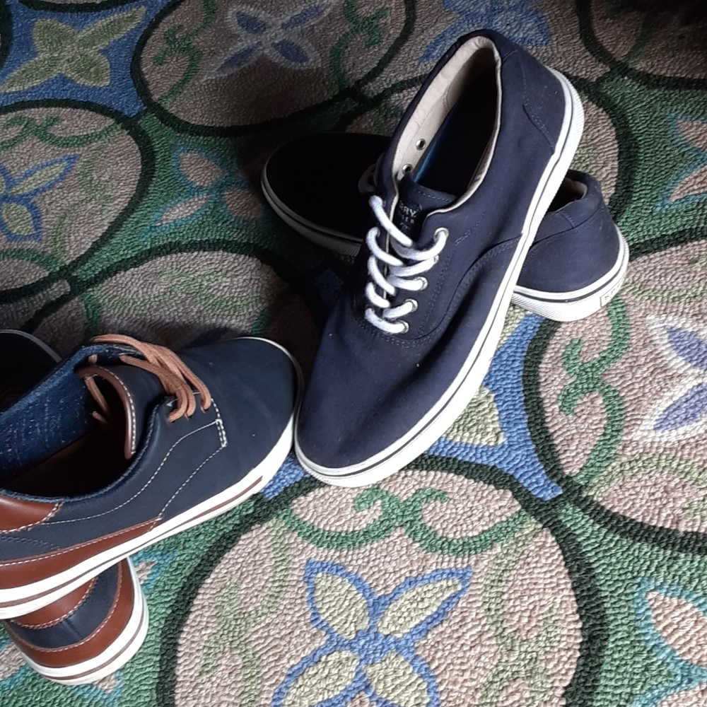 2 pairs of men's size 10 casual shoes